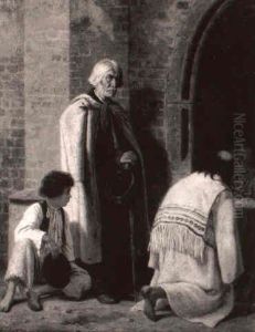 Entrance To The Mission by Karl Wilhelm Hahn