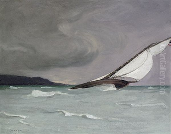 Segeljacht Im Sturm - view 1