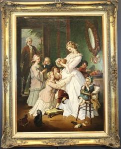 Werther Besucht Lotte In Ihrem Haus by Joseph Haier