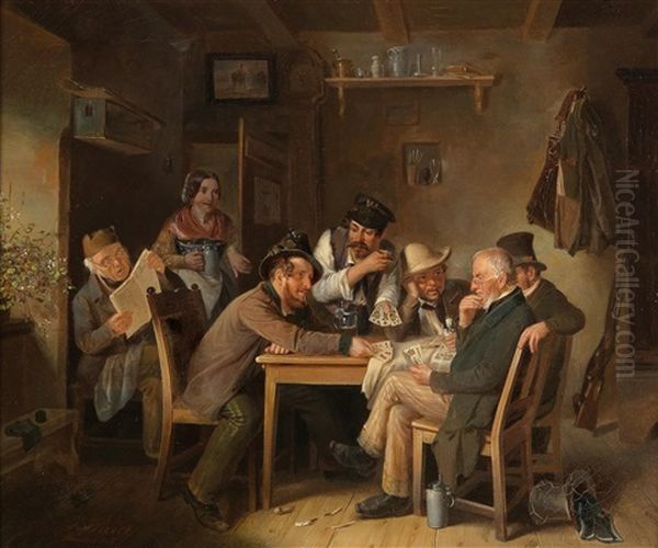 The Card Players - view 1