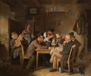The Card Players by Joseph Haier