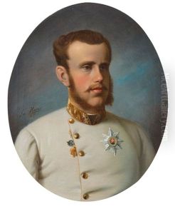 Portrait De Rodolphe Francois Charles Joseph De Habsbourg-lorraine Archiduc D"autriche