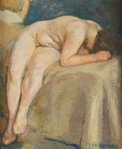 Nu Assoupi by Philippe Hainard