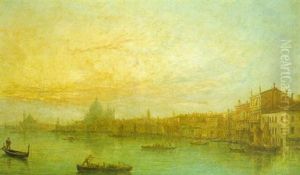 Early Morning On The Grand Canal, Venice by William Henry Haines