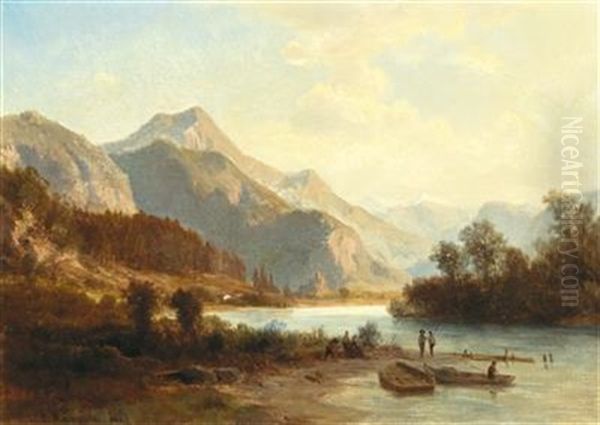 Scene From The Lower Inntal (tyrol) - view 1