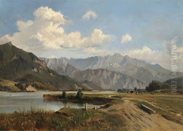 The Wild Kaiser At The Inn River - view 1