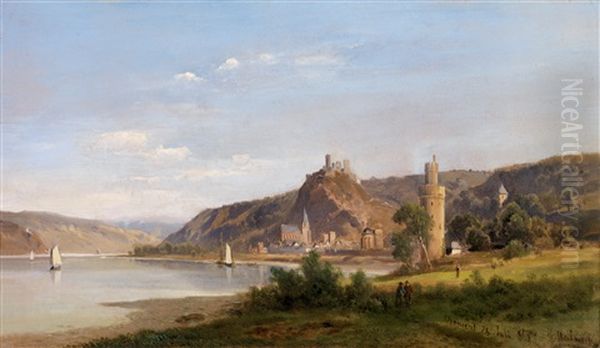 Blick Auf Oberwesel Am Rhein - view 1