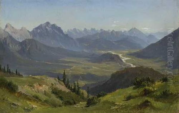 Blick In Ein Weites Gebirgstal - view 1