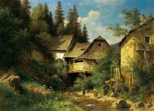 Aus Kaumberg In Niederosterreich (bezirk Lilienfeld) by Ludwig Halauska