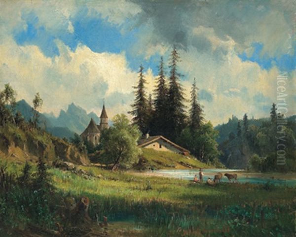 Eine Landschaft In Tirol - view 1