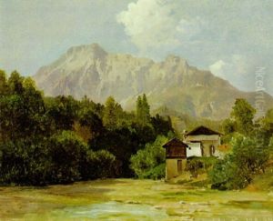 Motiv Beim Grundlsee by Ludwig Halauska