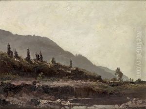 Paysage by Fritz Halberg-Krauss