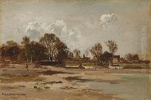 Herbstliche Landschaft by Fritz Halberg-Krauss