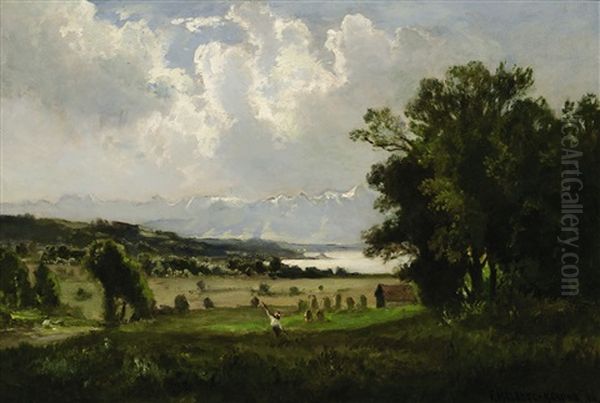 Bayerische Voralpenlandschaft - view 1
