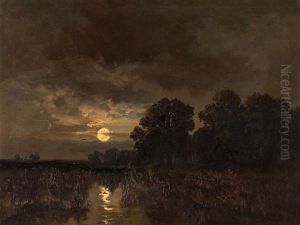 Landscape With Full Moon