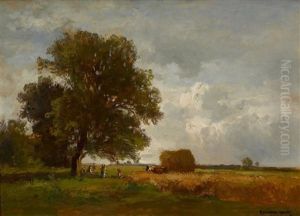Erntelandschaft by Fritz Halberg-Krauss