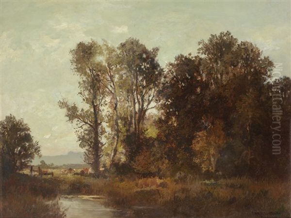 Isartal. Landliche Idylle Mit Weidendem Vieh - view 1