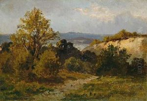 Abendstimmung Bei Widdersberg Am Pilsensee by Fritz Halberg-Krauss