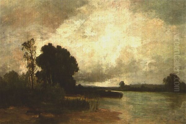 Gewitterstimmung An Einem See - view 1