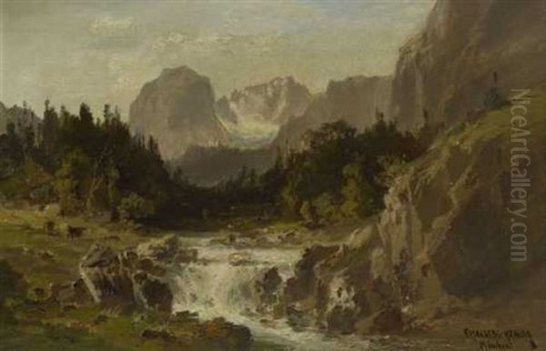 Blick Auf Die Muhlsturzhorner In Ramsau - view 1
