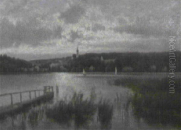 Gewitterstimmung An Bayr. See - view 1