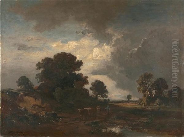 Heimziehende Herde Vor Dem Gewitter - view 1
