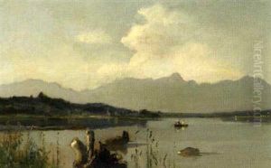 Morgenstimmung Am Simmsee, Krottenmuhl