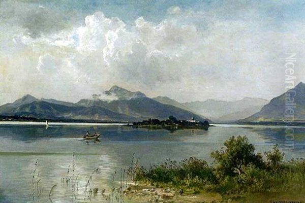 Blick Auf Die Fraueninsel Im Chiemsee - view 1