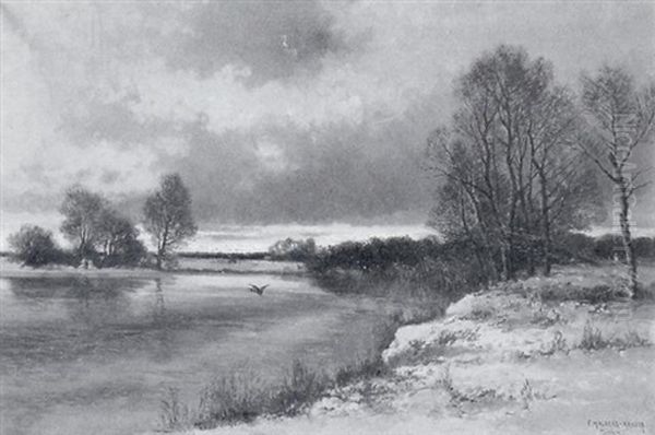 Winterabend An Der Amper - view 1
