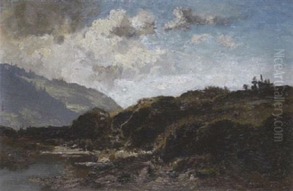 Vorgebirgslandschaft Mit Moorsee - view 1