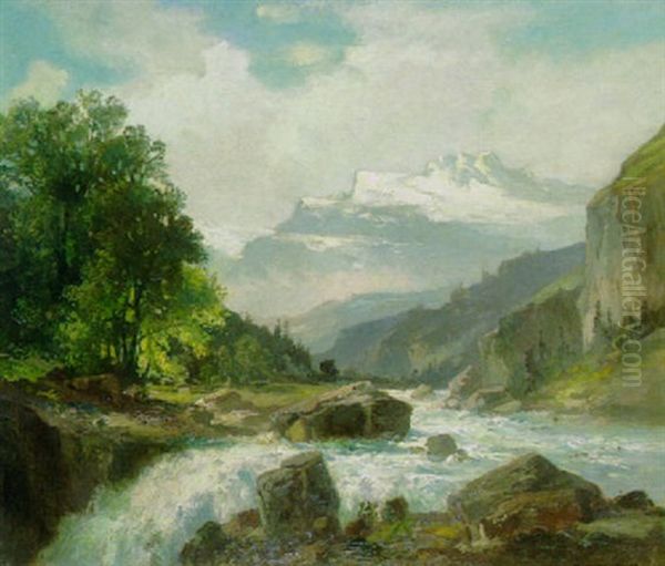 Sernfttal Oberhalb Elm, Kanton Glarus, Schweiz - view 1