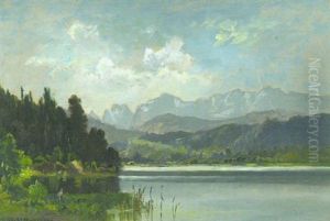 Der Hechtsee Bei Kiefersfelden by Fritz Halberg-Krauss
