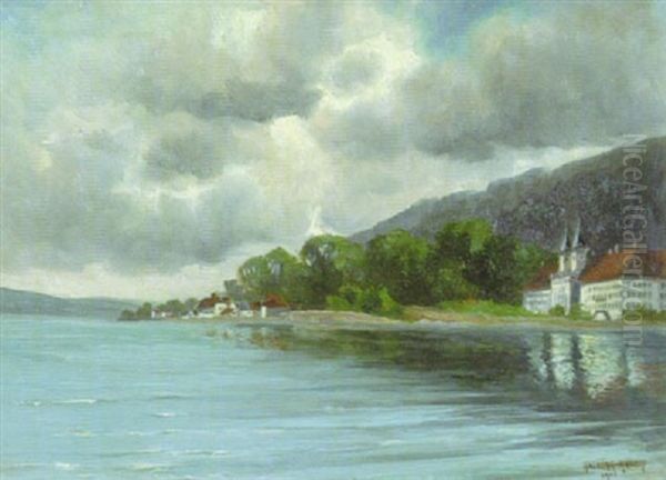Blick Auf Kloster Tegernsee - view 1