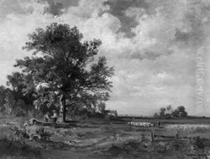 Sommertag Im Dachauer Moos by Fritz Halberg-Krauss