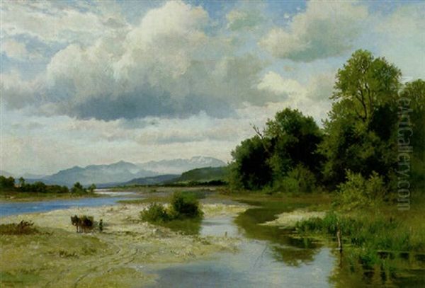 Das Isartal Bei Wolfratshausen - view 1