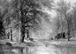 Waldlichtung by Fritz Halberg-Krauss