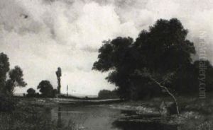 Fluslandschaft by Fritz Halberg-Krauss