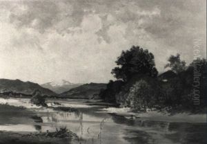 Fluslandschaft by Fritz Halberg-Krauss