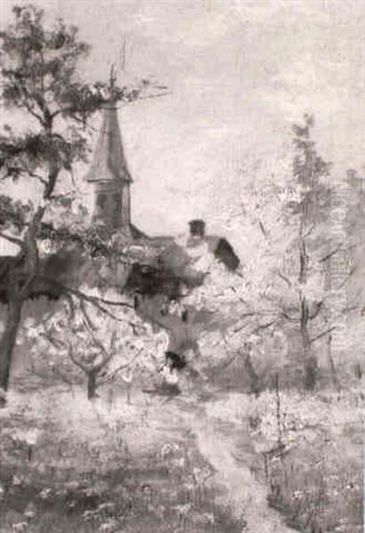 Dorfkirche Im Fruhling - view 1