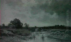 Oberbayerische Moorlandschaft by Fritz Halberg-Krauss