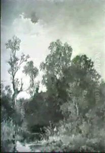 Moorlandschaft Mit Einer Bauerin..
