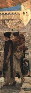 Study For 'attendents At The Coliseum' by Edward Matthew Hale