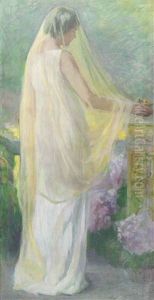 Portrait Of A Woman by Ellen Day Hale