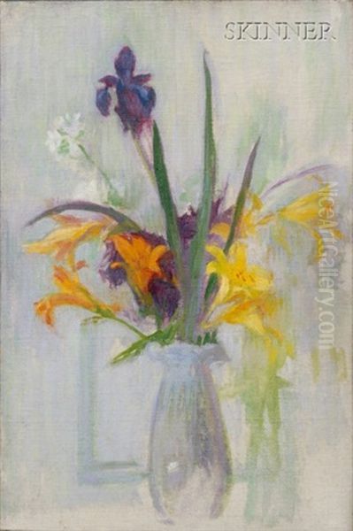 Iris And Lilies - view 1