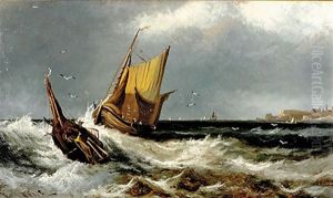 Seascape (+ Another; Pair) by William Matthew Hale