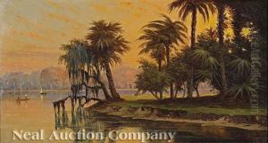 Tropical Inlet (mouth Of St. John's River, Florida?) by Cyrenius Hall