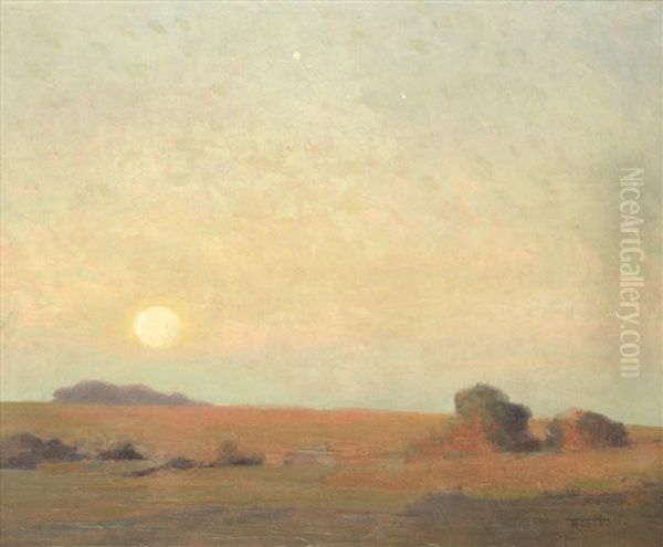 Landscape At Sunset - view 1