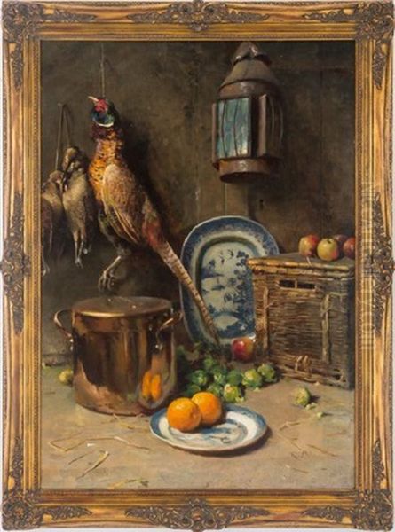 Still Life With Hanging Game & Fruit - view 1