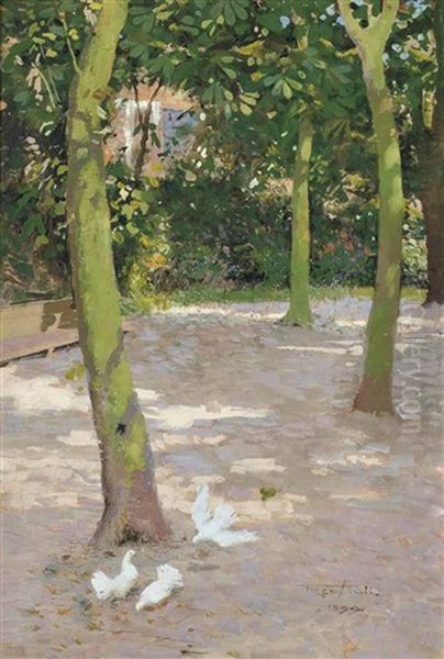 A Garden At Edam - view 1