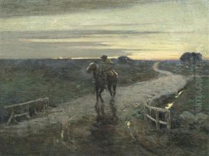 A Rider At Dusk